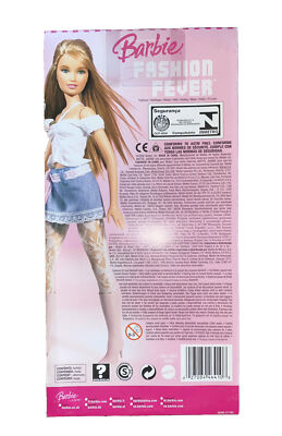 Barbie Fashion Fever Outfit 2006 K8485 L0684 Floral White Barbie Fashion Fever Outfit 2006 K8485 L0684 Floral White