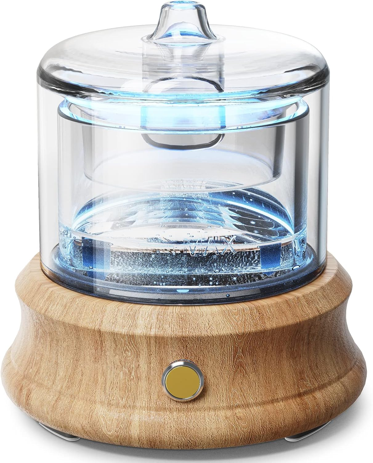 Glass Tank Aromatherapy Diffuser with Colorful Mood Light, USB Powered, 80ml