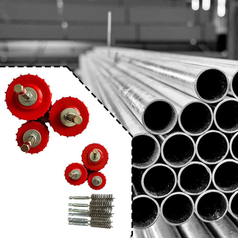 High-Quality Copper Pipe Cleaner Set for 1/2, 3/4, 1-inch with Stainless Steel Wire Brushes