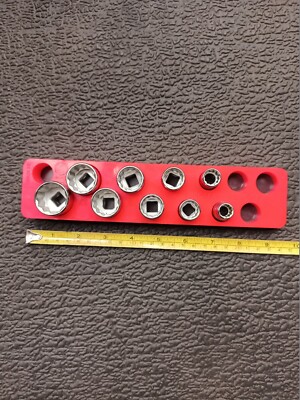 Proto Professional 12 Punkt 3/8 Steckschlüssel x 9 plus Magnethalter (AI 1)