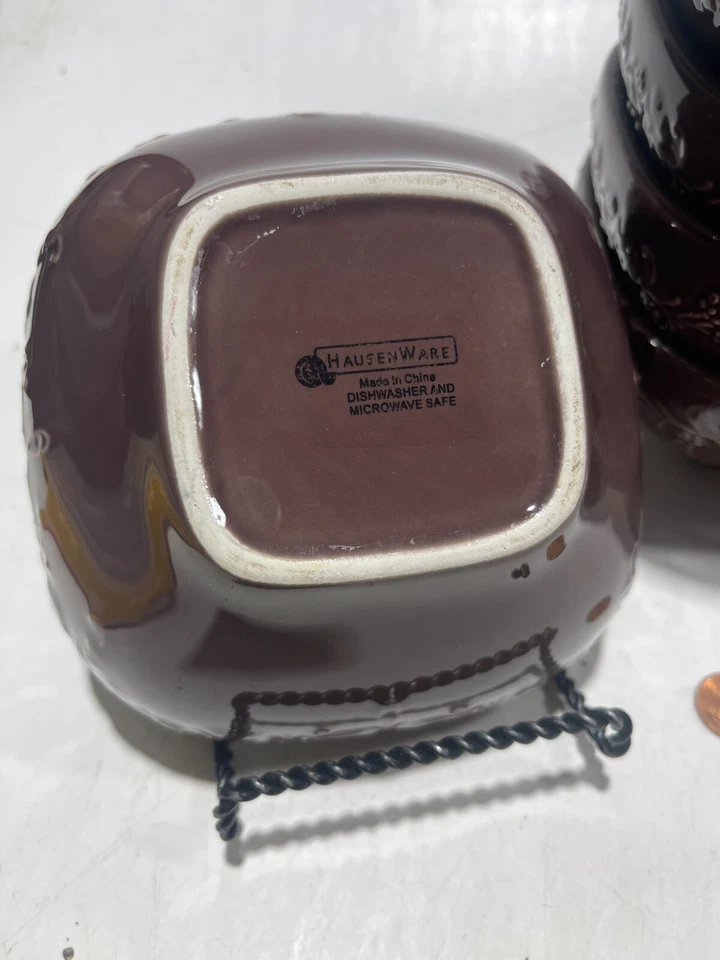 ¡Lote de 5! HausenWare 5,75" cuencos púrpura Foto 2 de 2