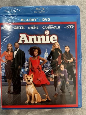 Annie (Blu-ray+DVD, 2014) Jamie Foxx, Quvenzhane Wallis - NEW / SEALED