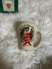 Coca Cola Santa Mug Cup Willitts Galleries Vintage 1989 Haddon Sundblom