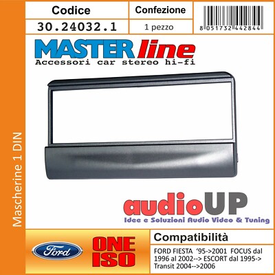 2 DIN Kit Montaggio Mascherina Adattatore Connet FORD Focus II,C-Max 05-2011 S-M - Foto 6