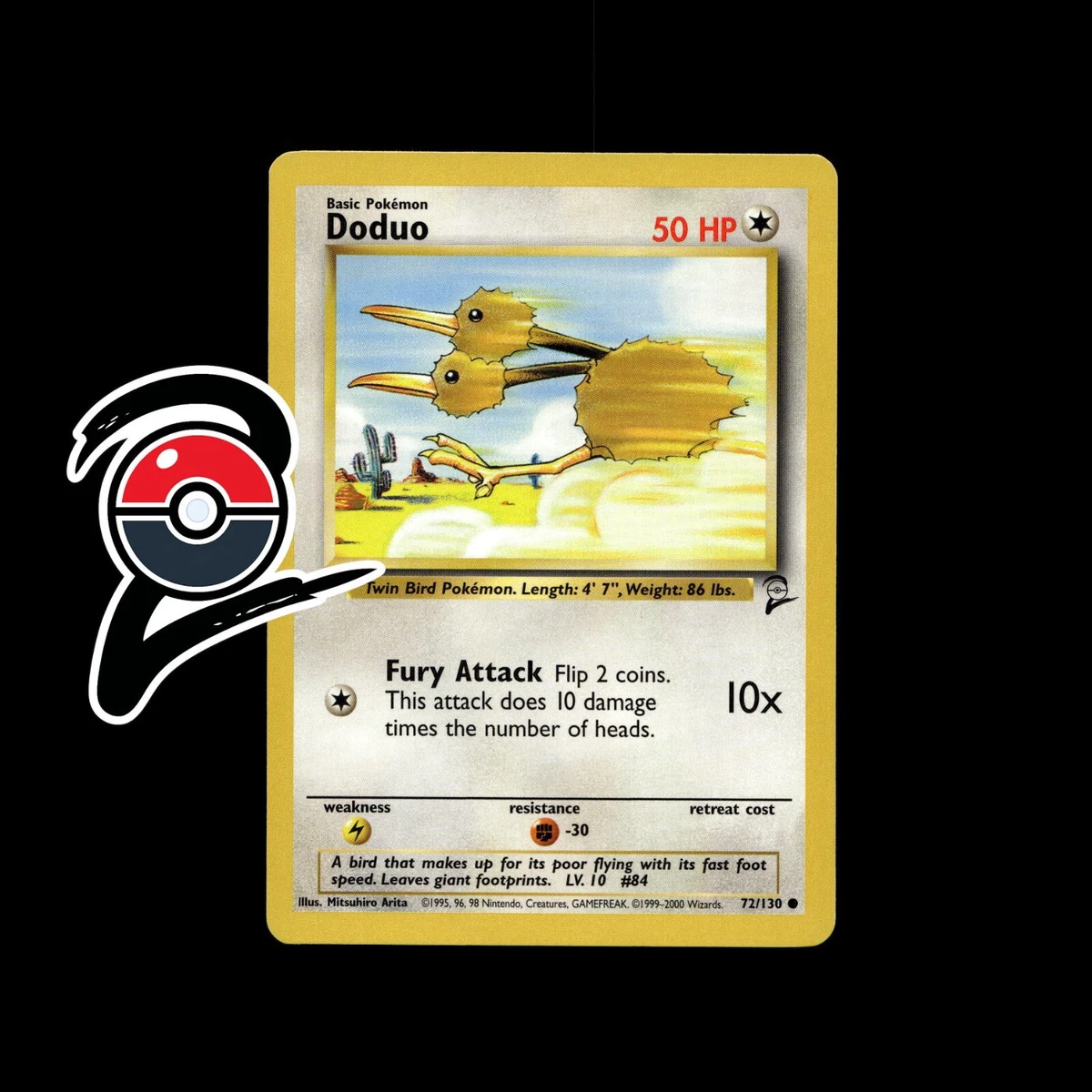 doduo pokemon card price Amazon.com: Pokemon - Dodrio 085/165 - Pokemon 151 - Reverse Foil main image 1