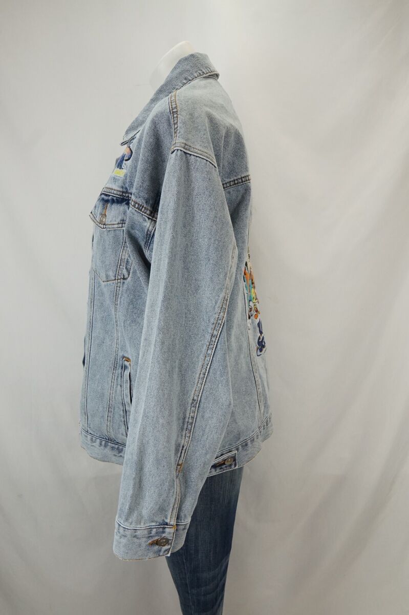 Forever 21 Space Jam A New Legacy Jean Denim Jacket Sz XL | eBay Forever 21 Space Jam A New Legacy Jean Denim Jacket Sz XL | eBay