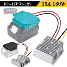 15A 180W DC 18V to 12V Step Down Voltage Regulator Converter For Makita Battery