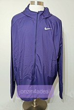 Men's Nike Essential Running Hooded Full Zip Jacket - Large Bv4870 010  Black for sale online | eBay
