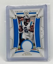 2022 Panini National Treasures Century Materials Gold DJ Moore #23/49 Patch #86