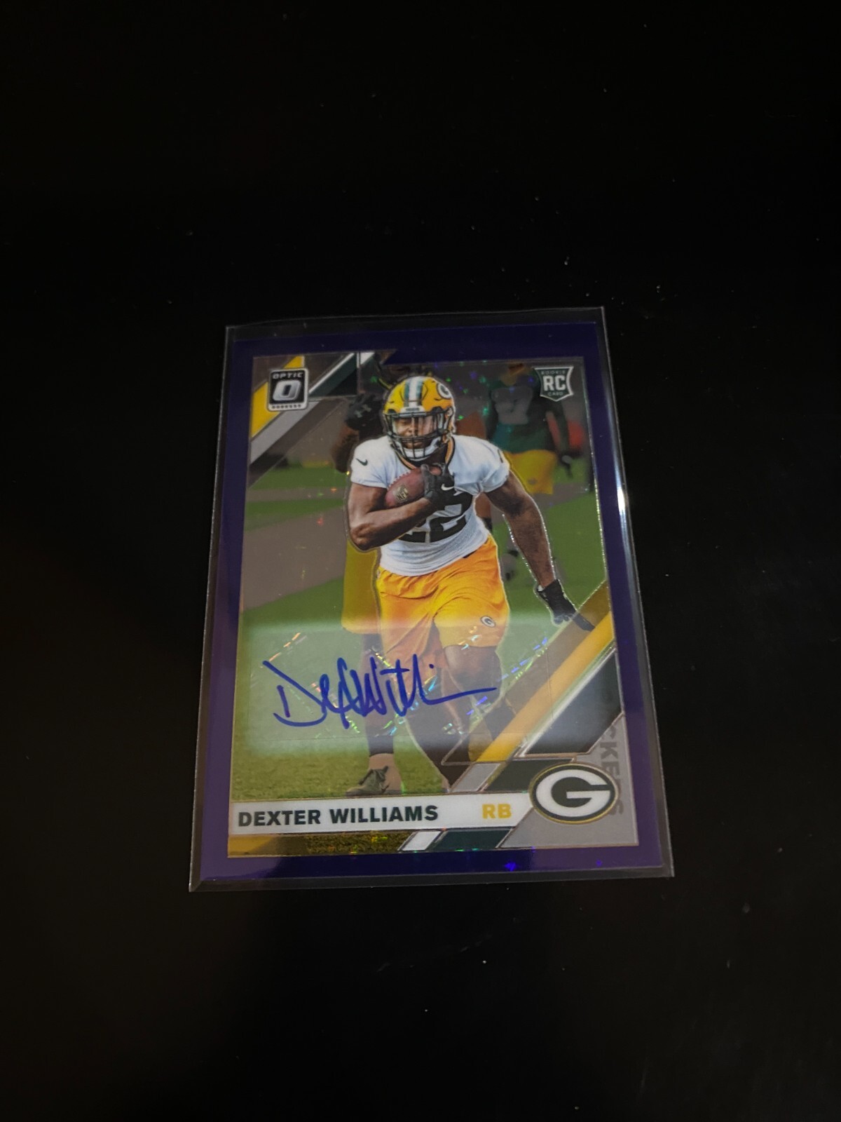 Dexter Williams Panini Donruss Optic #146 Autograph-Purple Stars