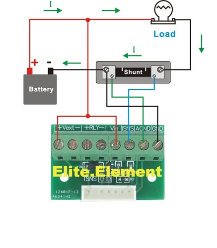Nuevo CC 0-120V 0-200A Voltio Amplificador Capacidad Vatio de Potencia Medidor Batería Estado de Carga - Imagen 7 de 9