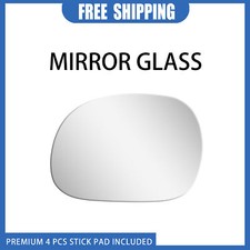 Mirror Glass Replace For 1999-2000 Ford Expedition LH Side Flat+Adhesive 2705