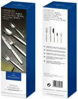 Villeroy & Boch Cutlery Set Tableware Kitchenware Stainless Charles 30 Piece 
