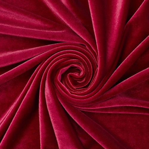 Stretch Velvet Polyester Spandex Heavyweight 60/61 Inch Fabric By The Yard - Picture 24 of 99