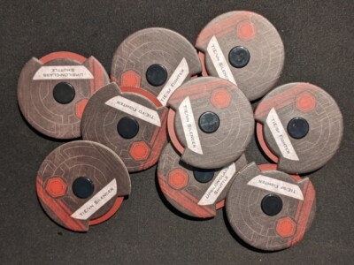 FIRST ORDER MANÖVER / MOVEMENT DIALS, STAR WARS X-WING MINIATURES (2nd ed)