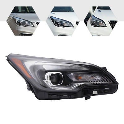 Right RH Side For 2016-2018 Buick Envision LED Headlight LED DRL Headlamp