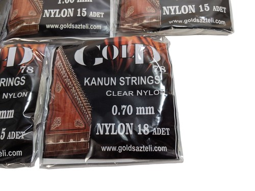 Qanun Kanun Saiten kompletter Satz 78 Saiten verpackt von Lea Clear Nylon - Bild 8 von 8