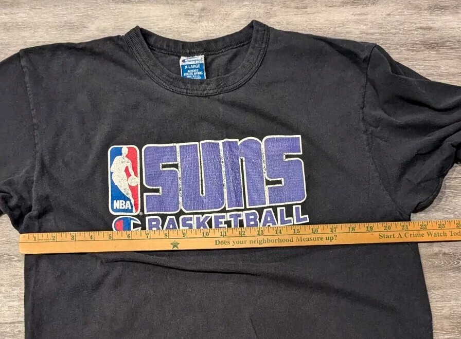VINTAGE 90s NBA Champion PHOENIX SUNS BASKETBALL NBA BIG PRINT T