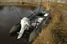 BISON MARINE OLIVE GREEN INFLATABLE FISHING SPORTS AIR RIB BOAT 13ft.