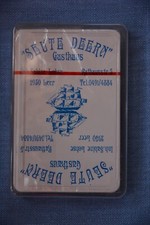 NEU/OVP Seute Deern Gasthaus Leer Skat Karten Spiel Segelschiff Werbung