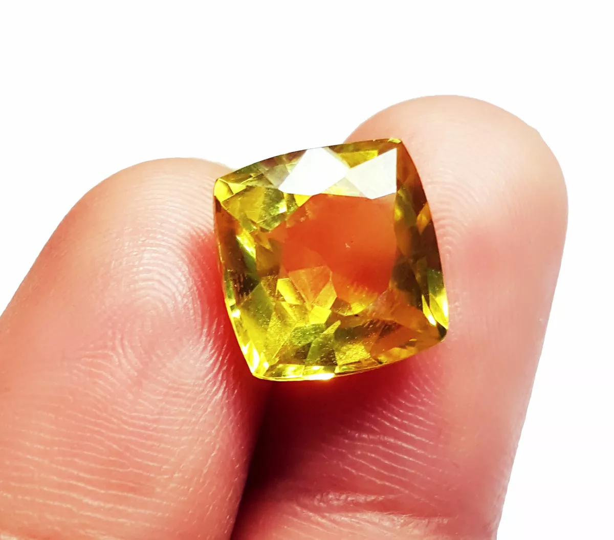 9.20 Ct Natural Yellow Sapphire Certified Loose Gemstone Sapphire