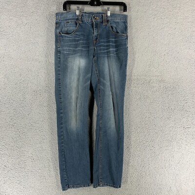 Empyre Jeans Mens 32x30 Skeletor Slim Super Stretch Medium Wash