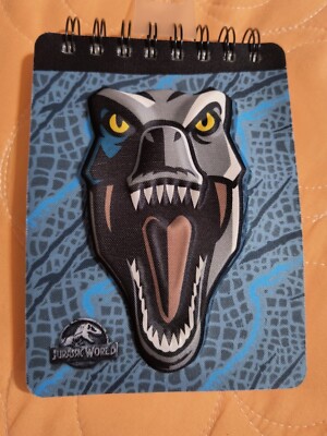 Jurassic World Dinosaurs Memo Pad 6 in X 4.5 Spiral Notebook 130 Ct ...
