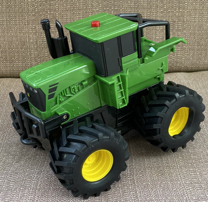 John Deere Ertl Monster Treads Plastic Wheelie Tractor Farm Toy | eBay