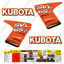 Fits Kubota SVL 65-2 Decal Kit Skid Steer Replacement Decals Kubota