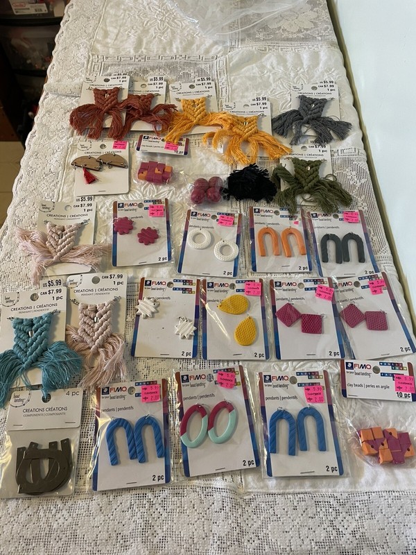 26 pieces of new Earring  jewelry￼makingsupplies
