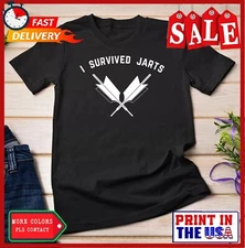 Retro Lawn Darts Shirt, Funny Survived Jarts Tee Gift Unisex T-shirt