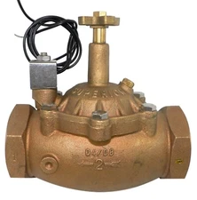 Superior Globe Valve 950 Brass Sprinkler Irrigation Valve 2" w/ Flow Control