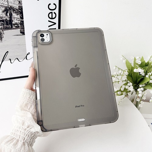 Candy Clear Case Cover With Pencil Holder For iPad Air/Pro 11 Air 5/4 10/9/8/7th - Picture 7 of 20