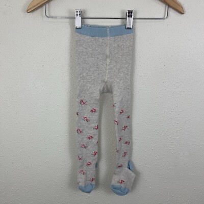 NWOT Mini Boden Floral Knit Stockings Girls 2-3Y