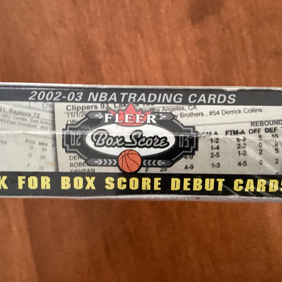 2002/03 Fleer Box Score Basketball Hobby Box (RARE) - Image 4 of 4