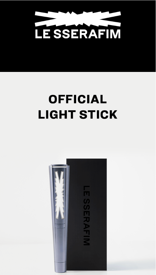 ミュージシャン LE SSERAFIM OFFCIAL LIGHT STICK LE SSERAFIM Official Light Stick | eBay