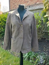 Jaclyn Smith Ladies Light Weight Jacket Chocolate Brown Size 12 Vgc