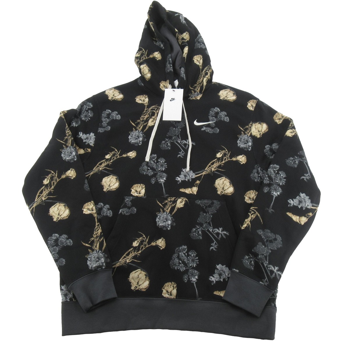 Nike Sportswear Club Fleece Hoodie Men's Size Medium Floral Nike Sportswear Club Fleece Hoodie Men's Size Medium Floral