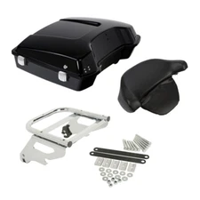 Razor Trunk Backrest Solo Mount Fit For Harley Touring Electra Glide 1997-2008