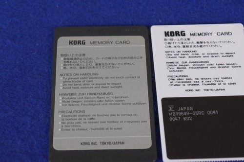 Korg M1 ORCHESTRA1 MPC-04 & MSC-04 PCM Memory Card For M1, M1R - Picture 7 of 7