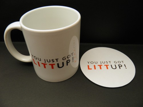 Coffee Mug 11oz + Coaster - Suits You Just Got Litt Up! - Picture 15 of 24