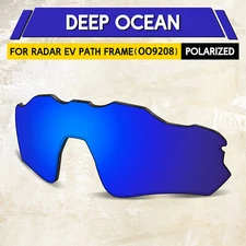 1.5MM POLARIZED Replacement Lenses for Oakley Radar EV Path OO9208, Deep Ocean