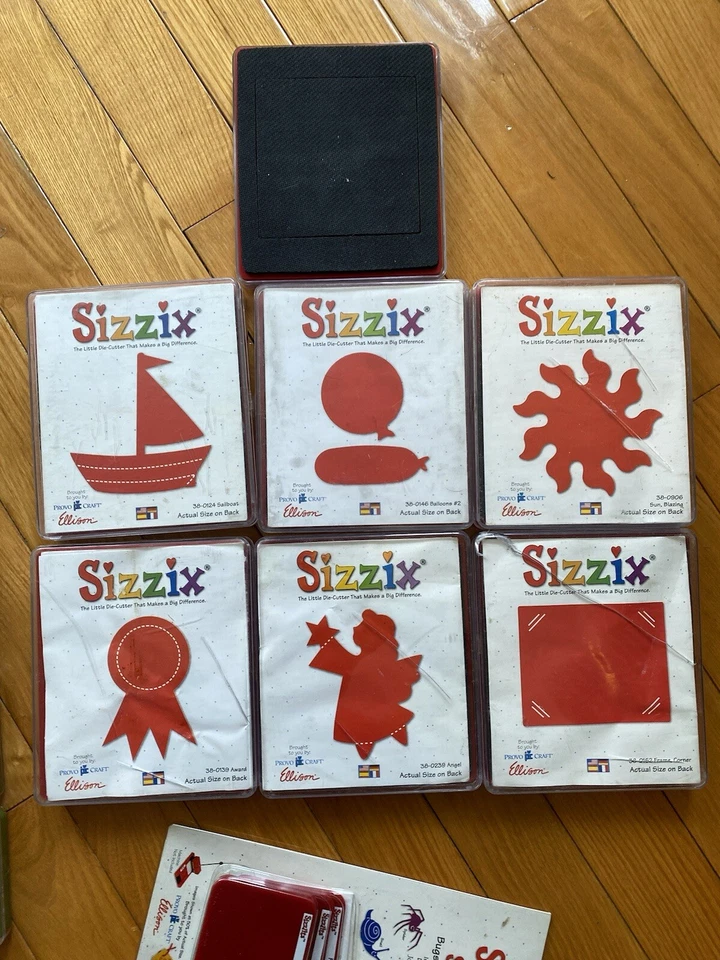 SIZZIX Big Shot Die Cutting Embossing Machine Lot Dies Bugs & Friends Ransom ABC - Image 3 of 4