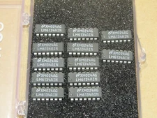 lot 12 Texas Instrument IC operational amplifier LM6134AIN 14-pin