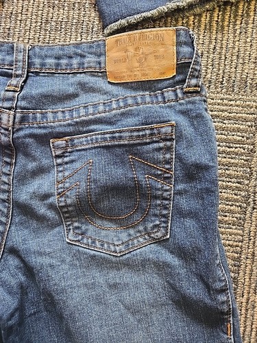 2- True Religion Cut Off Shorts Size 18 Jean Shorts 28x11 - Picture 7 of 9