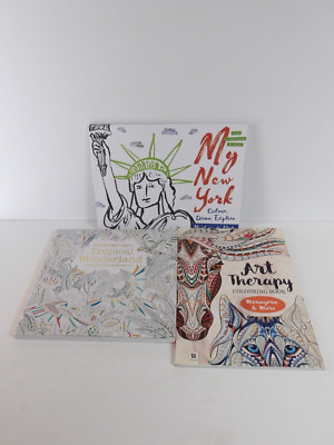 Tropical Wonderland Art Therapy Colouring Book x 3 Colour Draw Explore