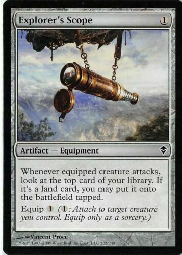 4 Explorer's Scope - LP - Zendikar - mtg - x4 4x - Picture 1 of 1