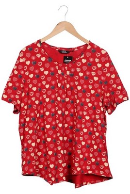 Ulla Popken T-Shirt Damen Shirt Kurzärmliges Oberteil Gr. EU 50 Baum... #5550z88