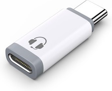 USB C to Lightning Audio Adapter, USB C Male to Female Lightning Headphone Audio