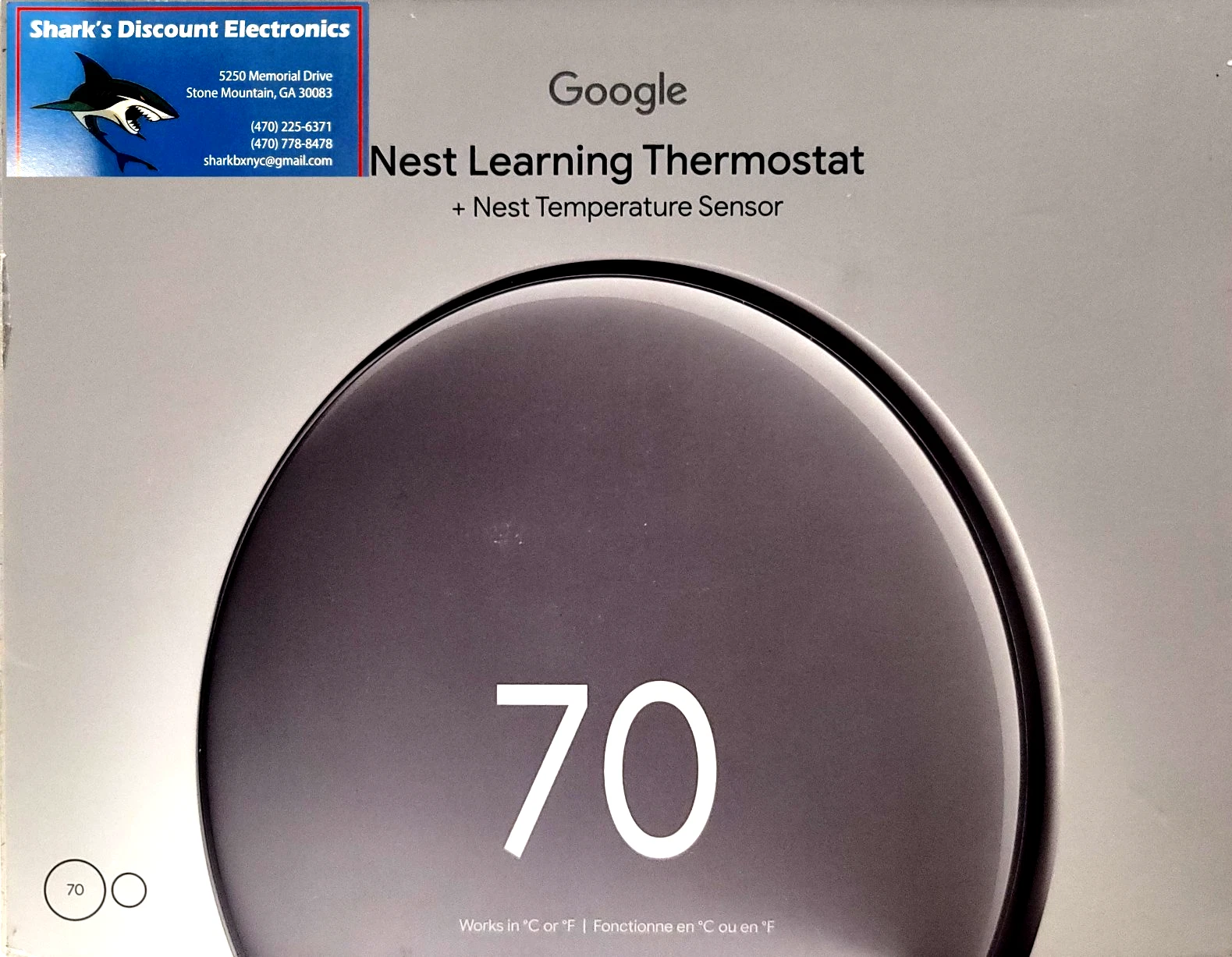 Google Nest Pro Thermostat 4th Gen w/ Temperature Sensor - Polished Silver OB
Opens in a new window